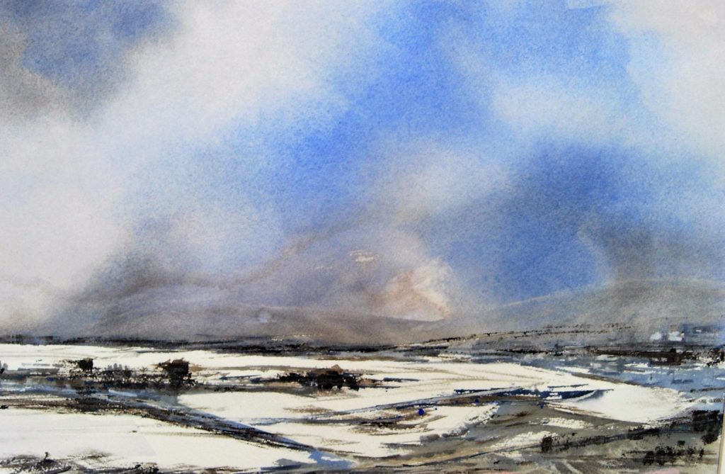 Serie paesaggi con neve