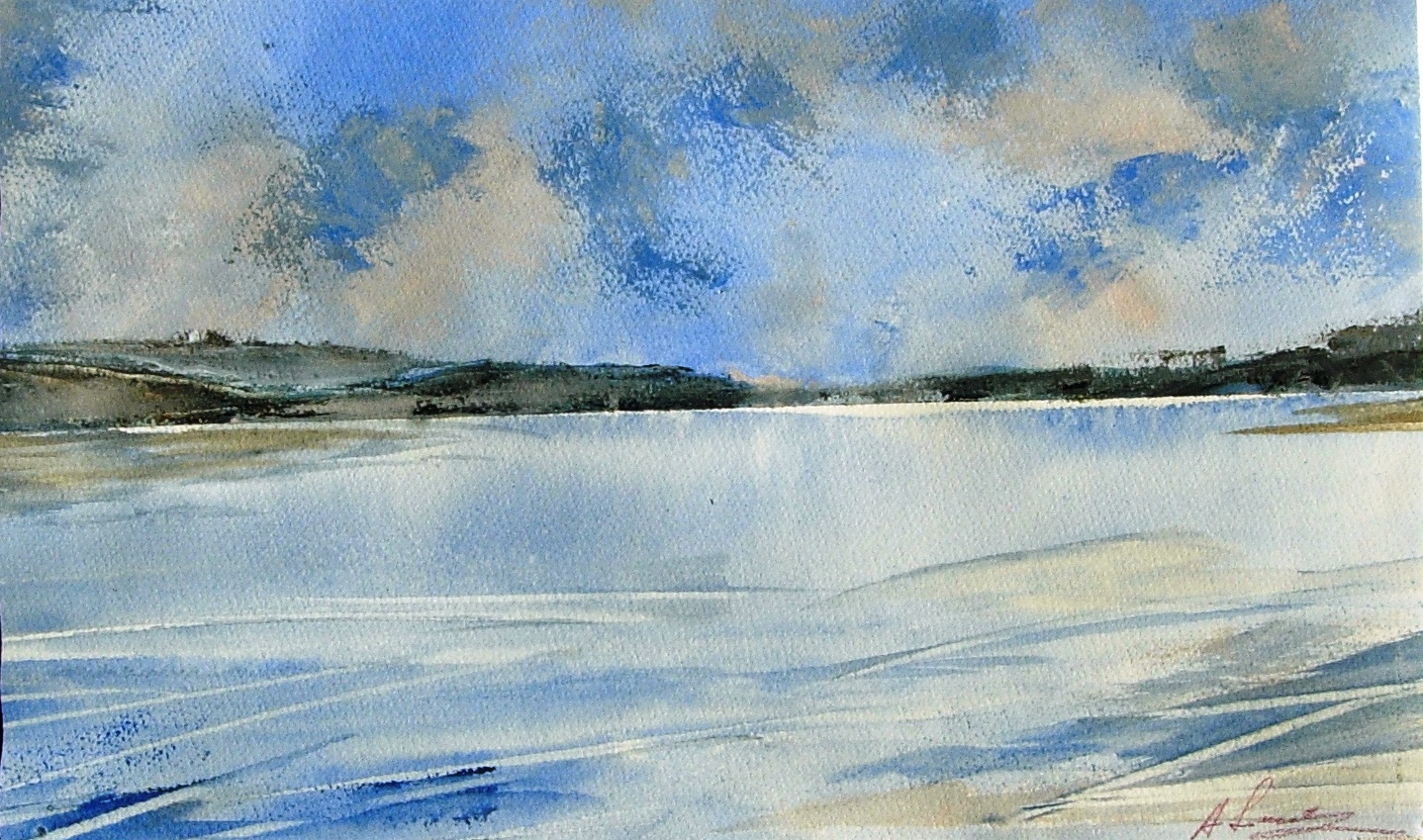 Paesaggio insolito. Forse è il solito.   56 x 78 
